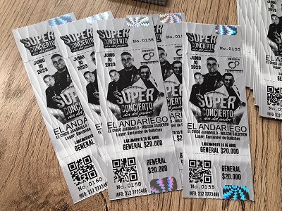 Boletas súper concierto