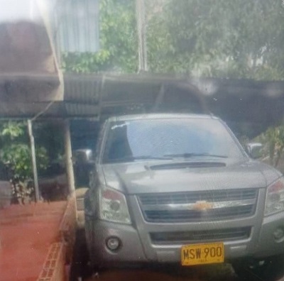 Vehículo hurtado en Santander de Quilichao
