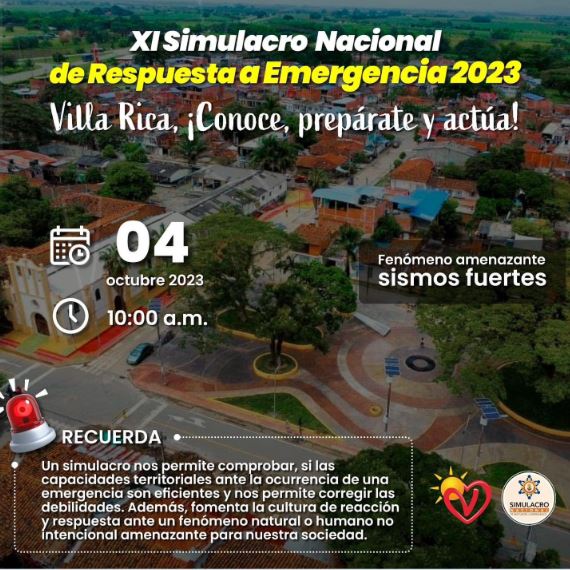 XI Simulacro Nacional de Respuesta a Emergencia