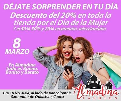 Descuentos día de la mujer