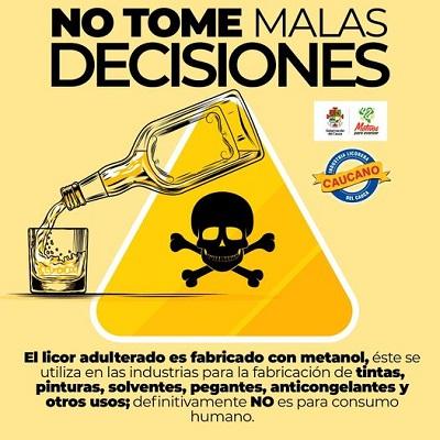 No tomes malas decisiones