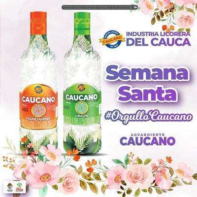 Aguardiente Caucano de Mandarina y Limón