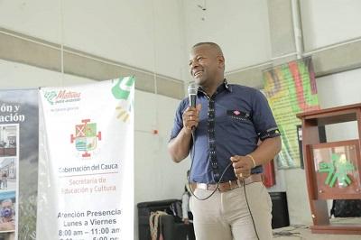 Gobernador del Cauca Elías Larrahondo Carabalí 