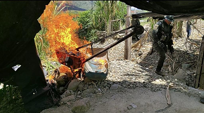 Operativos contra la minería en el Cauca