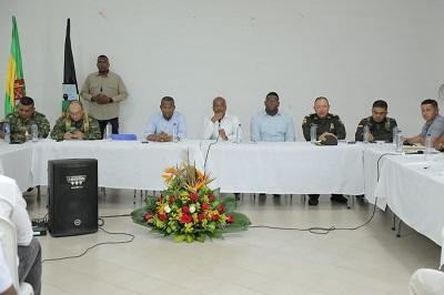 Consejo de Seguridad en el municipio de Guachené