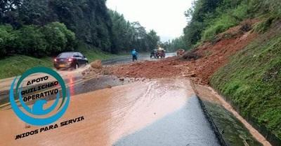 paso restringido vía Panamericana 