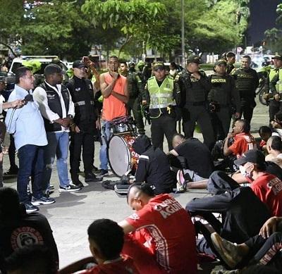capturan a hinchas del América de Cali 