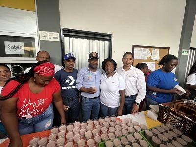 Alcalde de Villa Rica Roller Escobar Gómez y el gobernador del Cauca Elías Larrahondo carabalí