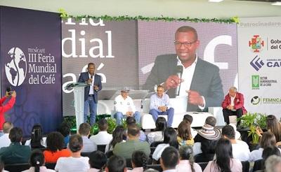 Gobernador, Elías Larrahondo Carabalí, dio apertura a la 3ra Feria Mundial del Café en el Cauca
