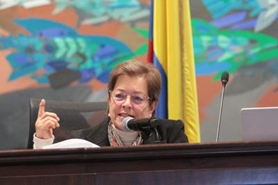 ministra del Trabajo, Gloria Inés Ramírez