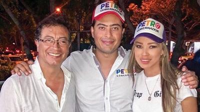 foto Gustavo Petro y su hijo tomada de internet